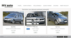 Desktop Screenshot of mvauto.lt